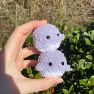 Small Fluffy WorryWhale® || Rachel’sCrochetCreations || whale || gift || small || squishy || birthday, anniversary, valentines, Christmas