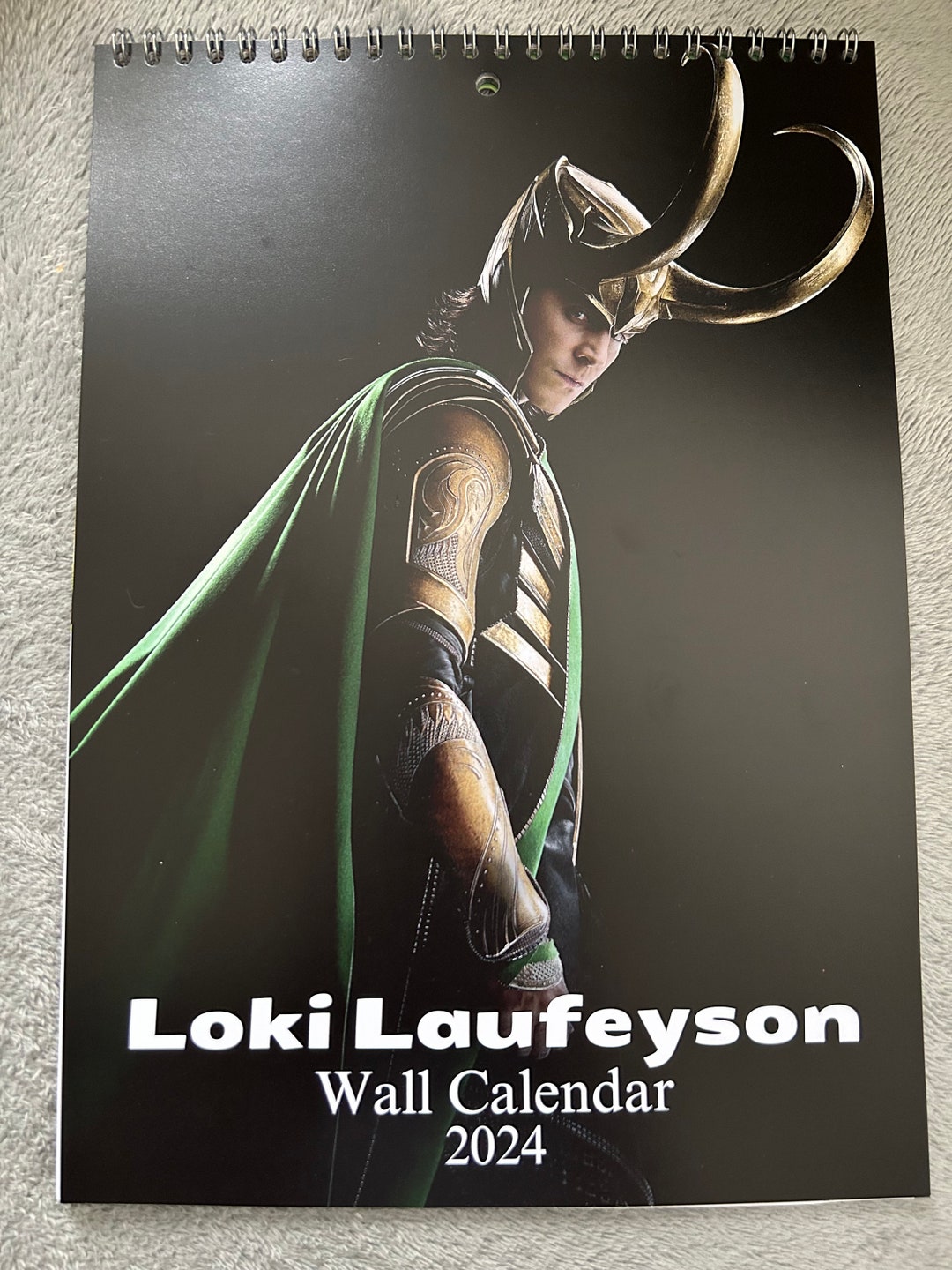 Loki Wall Calendar 2025 Tom Hiddleston Christmas Gift Etsy UK