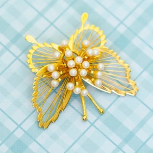 Vintage Prinses Vlinder Broche - L25