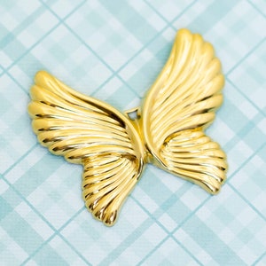 Vintage gouden vlinderbroche - L26