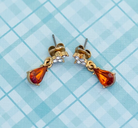 Vintage Burning Love Dangle Earrings by Avon - L15 - image 1