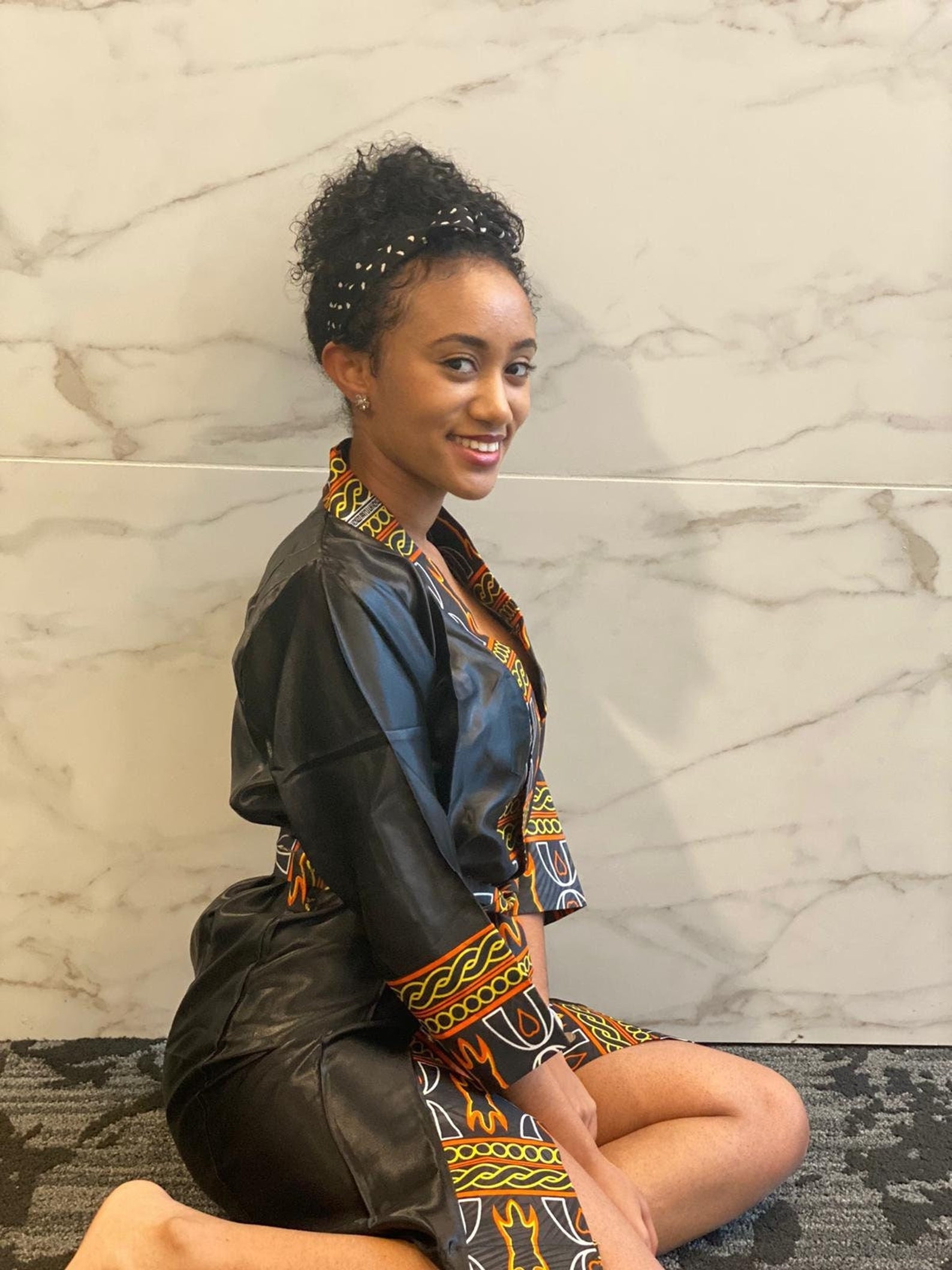 Satin Robes With Matching Women Sleepwear African Etsy