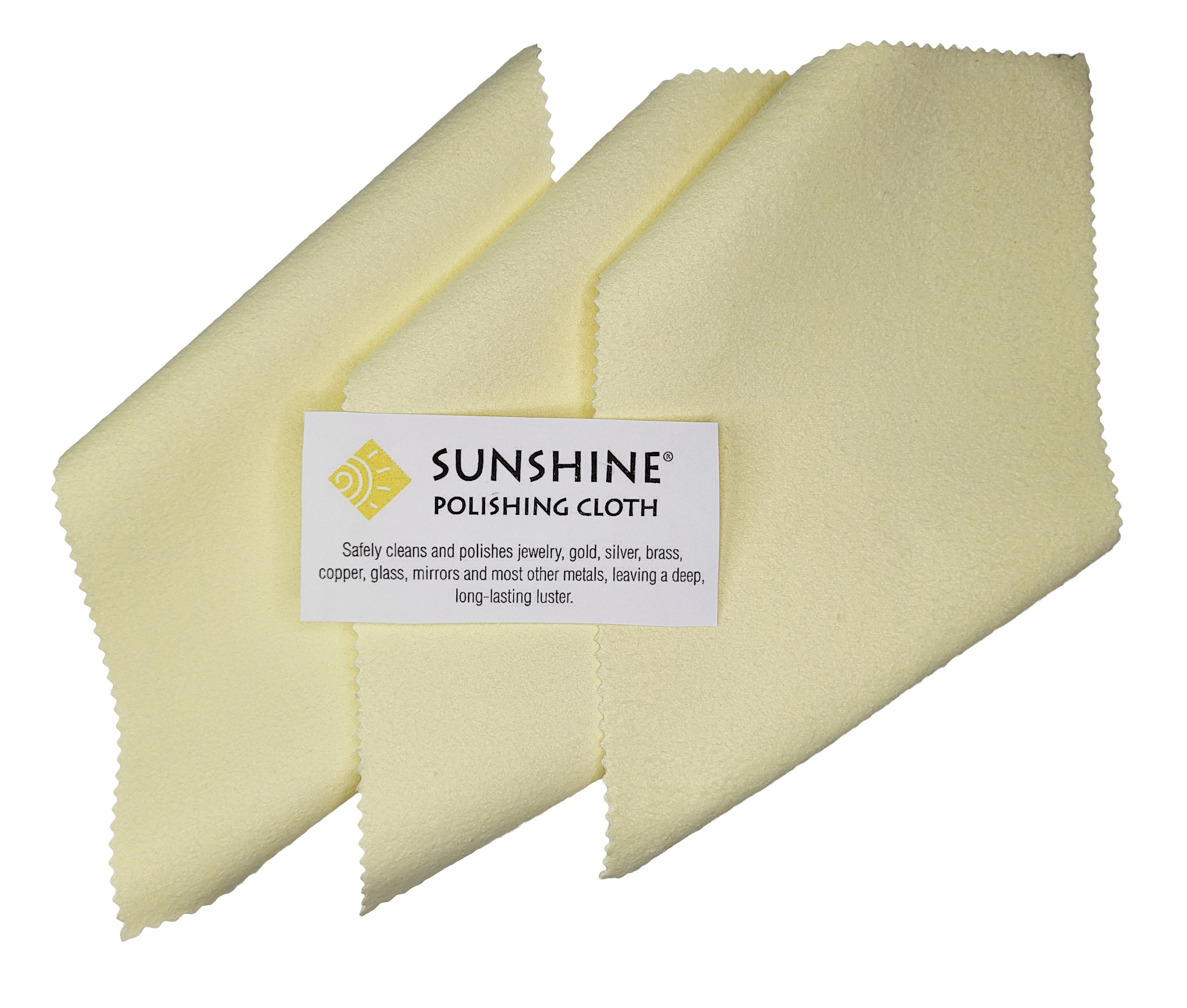 Sunshine Polishing Cloth 2.5 X 2 Inches, Free Shipping 