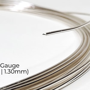 940 Argentium Silver Wire Round Dead Soft 10 12 14 16 18 19 20 21 22 24 26 28 30 Gauge 1-10 ft USA Bild 5