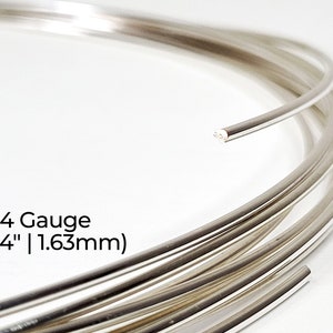 940 Argentium Silver Wire Round Dead Soft 10 12 14 16 18 19 20 21 22 24 26 28 30 Gauge 1-10 ft USA Bild 4