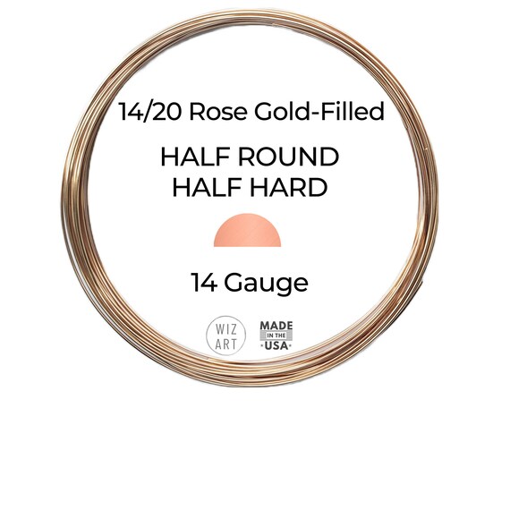 26 gauge 14k Gold filled Round beading wire 10ft dead soft-G