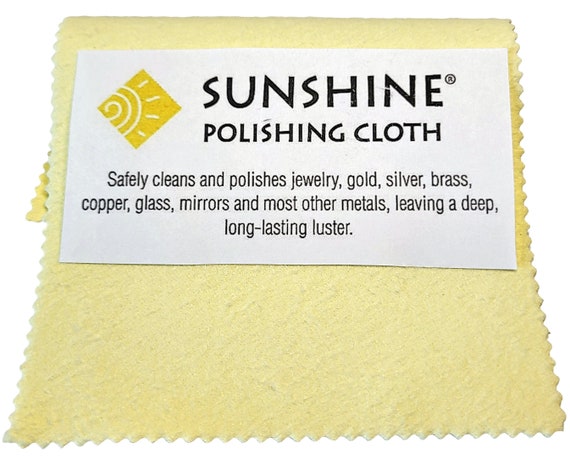 Sunshine Polishing Cloth large 7,5x5 Jewelry Cleaning Cloth