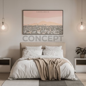 Pastel - Arizona - Camelback Mountain Poster
