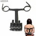 Genuine Leather Back Wrist and Arms Restraints Cuff Bondage Bicep Cuffs & Wrist Cuff, BDSM Bondage kit