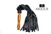 Real Handmade Leather Floggers Wooden Handle Suede Leather floggers 25 Suede tails Floggers 