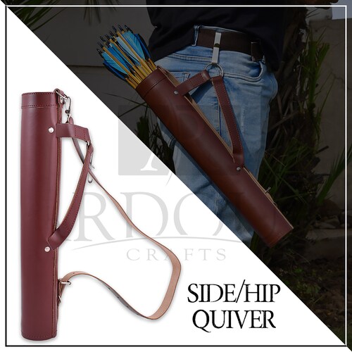 Arrow Quivers Back Arrow Holderhand Made Quiver for Arrows Etsy