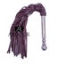 Fully Handmade Cow Hide Leather Floggers Heavy Duty 50 Falls Flogger Steel Handle Stingy Falls 