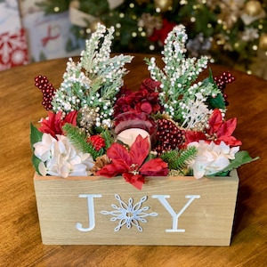 Bauernhaus Dekoration, Weihnachtsdekoration, Weihnachtsdekoration, Mantel Dekor, Konsolen dekor, Mittelstück, Küchendekoration, Winterdekoration, Freude