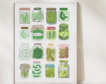 PHYSICAL PRINT Pickle Lover Premium Matte Vertical Posters