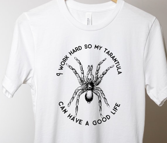 【MINT】Tarantula shirt Tarantula Shirt. Arachnid Shirt. Floral T-shirt. Flower Shirt