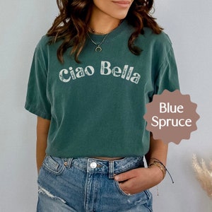 Camiseta Ciao Bella Minimalist Comfort Colors