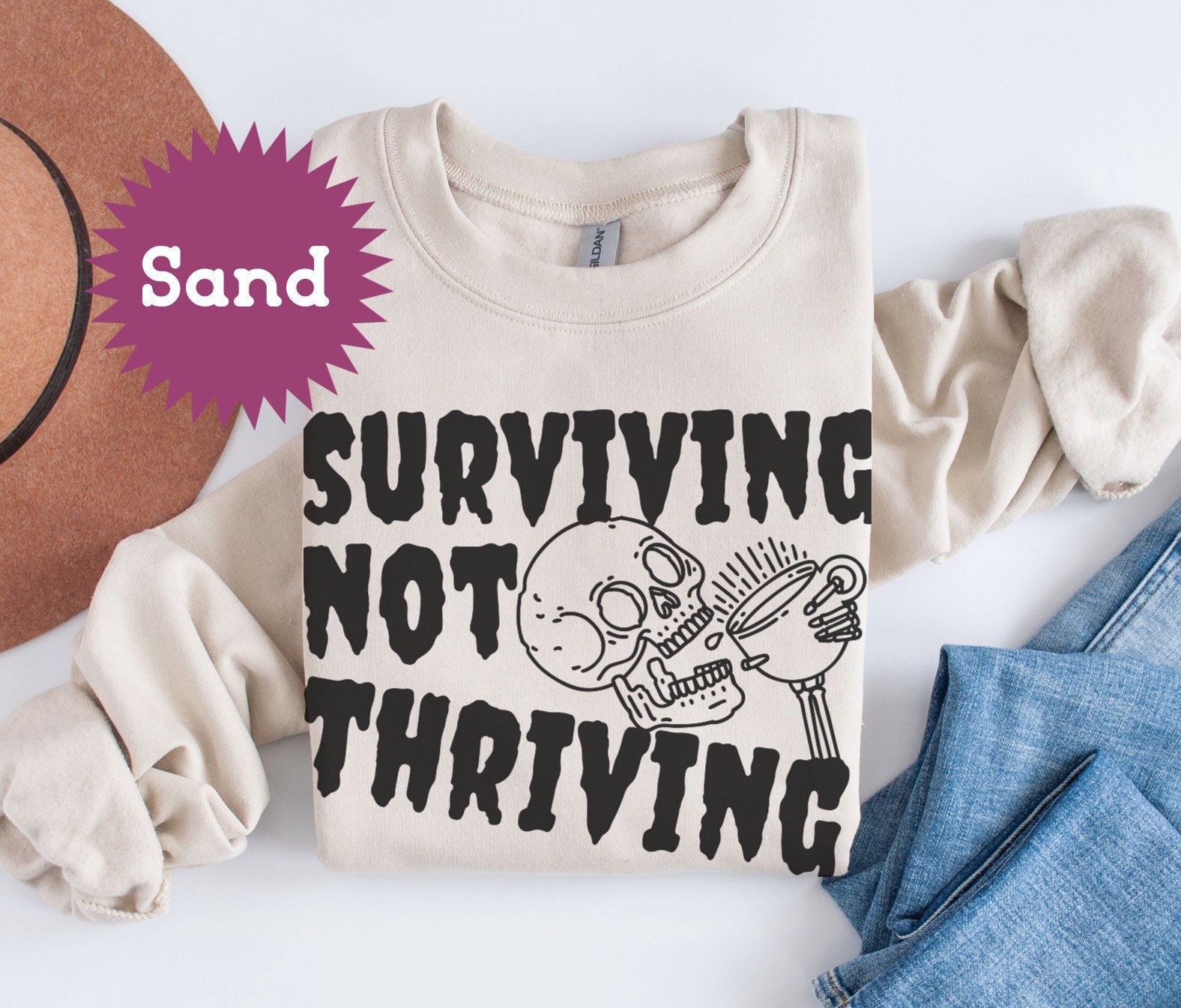 Not top thriving hoodie