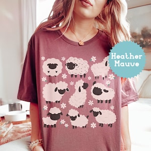 Valais Sheep Tshirt, Black Nose Lamb Shirts, Sheep Lover Gift, Present for Sheep Farmer, Favorite Animal Sweater, Cute Spring Easter