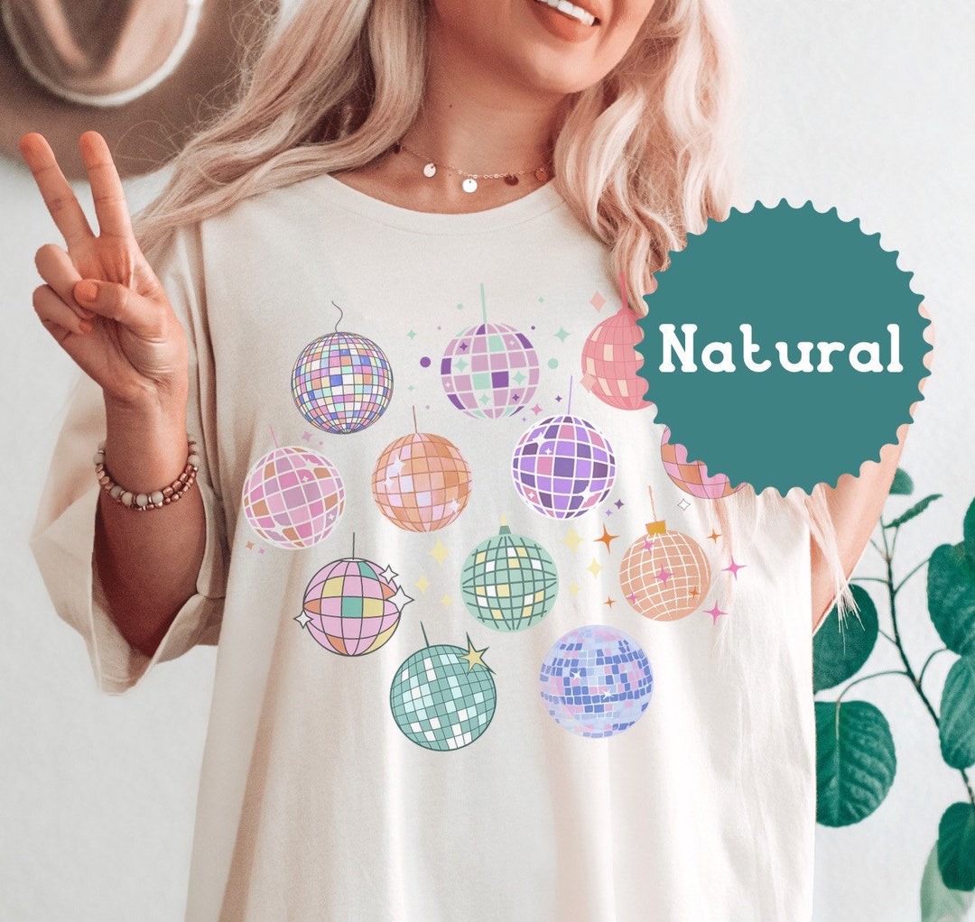Disco Ball Shirt, Retro Party Tee, Rainbow Shirts, Subtle Pride Outfit