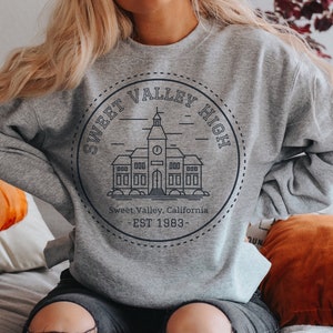 Sweet Valley High Sweatshirt Nostalgia 80s 90s Bookworm Reading Millennial