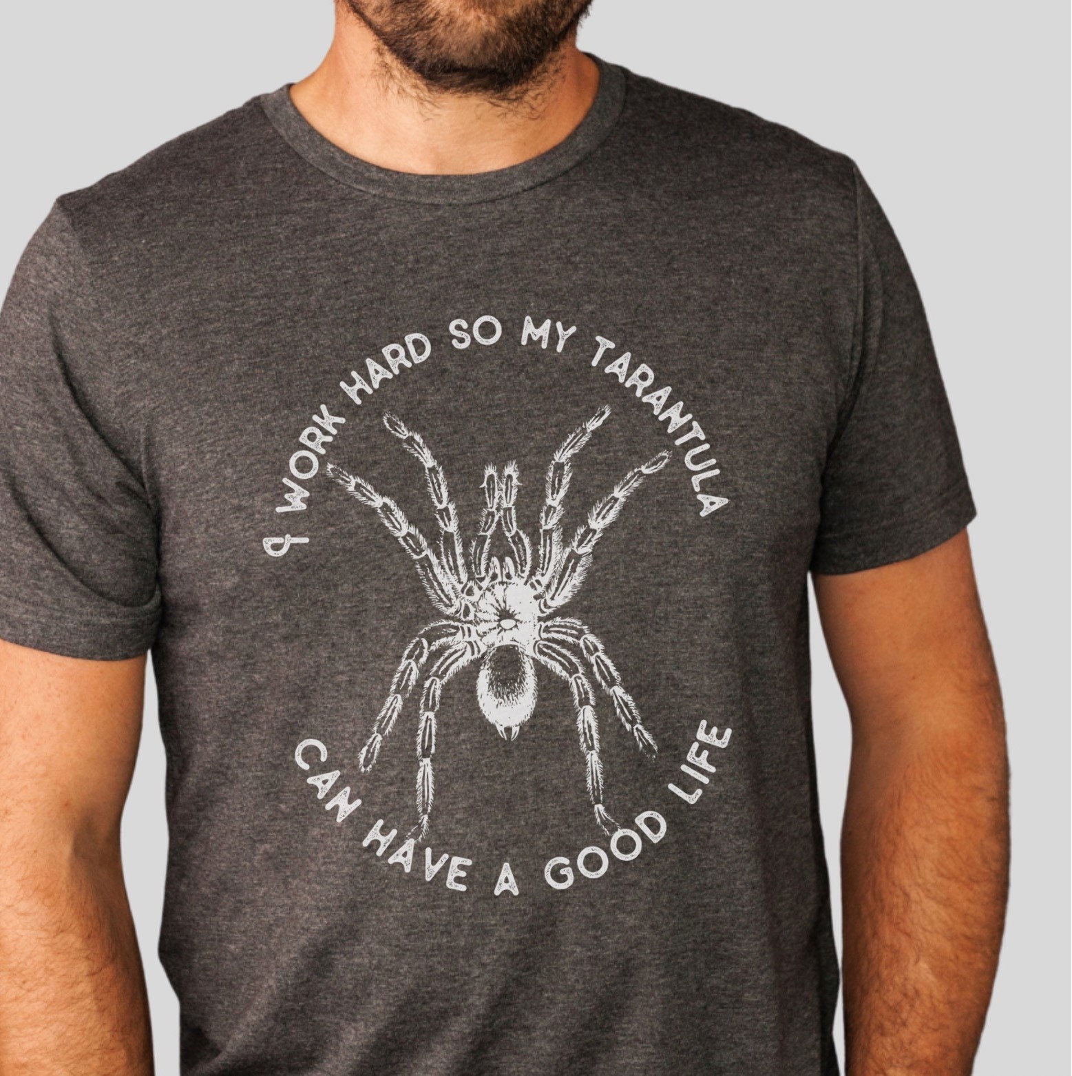 I Work Hard so My Tarantula Can Have A Good Life Tshirt, Pet Lover