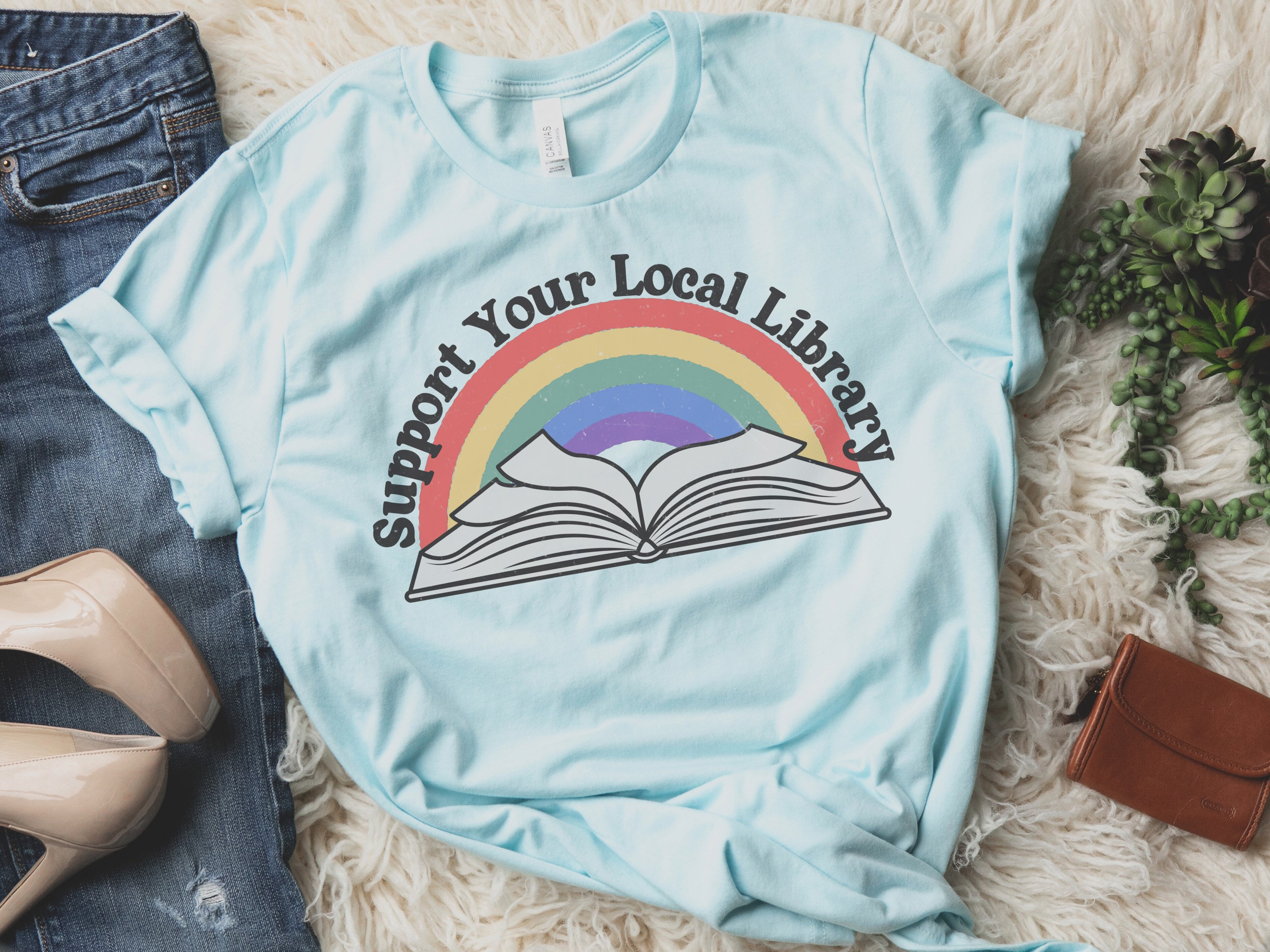 Every Day Should Be Library Day Book Reading Lover Unisex T-Shirt Unisex Adult Bella Gildan Hoodie Sweatshirt Kid Shirt Gift