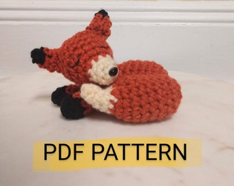 Sömnig Räv Amigurumi Virkmönster