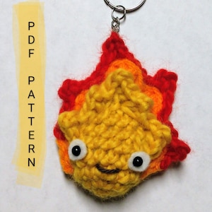 Fire Spirit Keychain Pattern