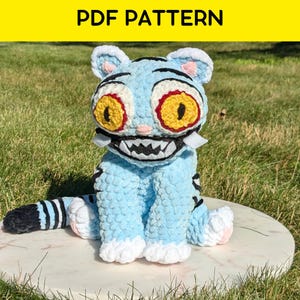 Wzór amigurumi demonicznego tygrysa KPop