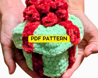 クリスマスプレゼントのかぎ針編みパターン、かぎ針編みのギフト