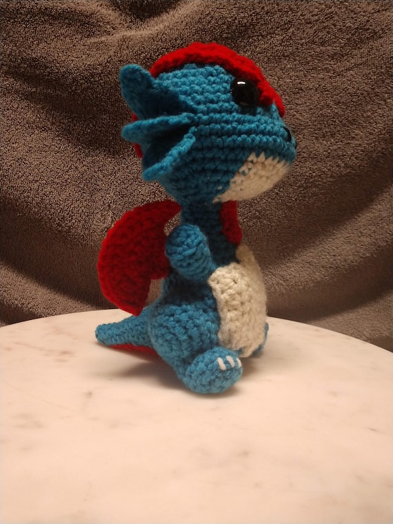 Dracolosse Pokémon Géant Fait Main Au Crochet – Amigurumi Tout Doux
