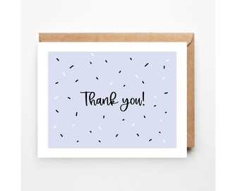 Thank you card | Greeting Card | Thank you | Thanks | Thanks card