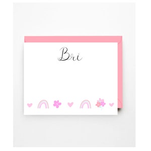 Papelería personalizada para niños / Papelería personalizada para niñas / Papelería para niños / Paquete de papelería / Papelería personalizada / tarjetas de felicitación personalizadas
