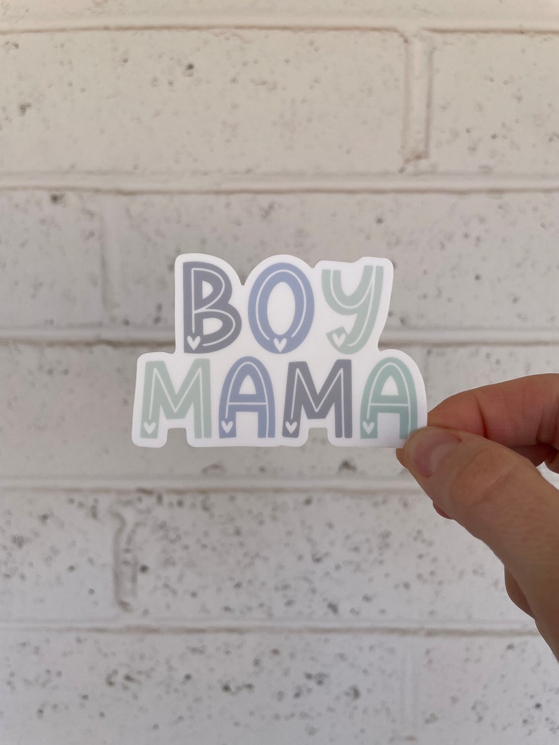Boy Mama Sticker Boy Mom Sticker Boy Mama Boy Mom Mama - Etsy