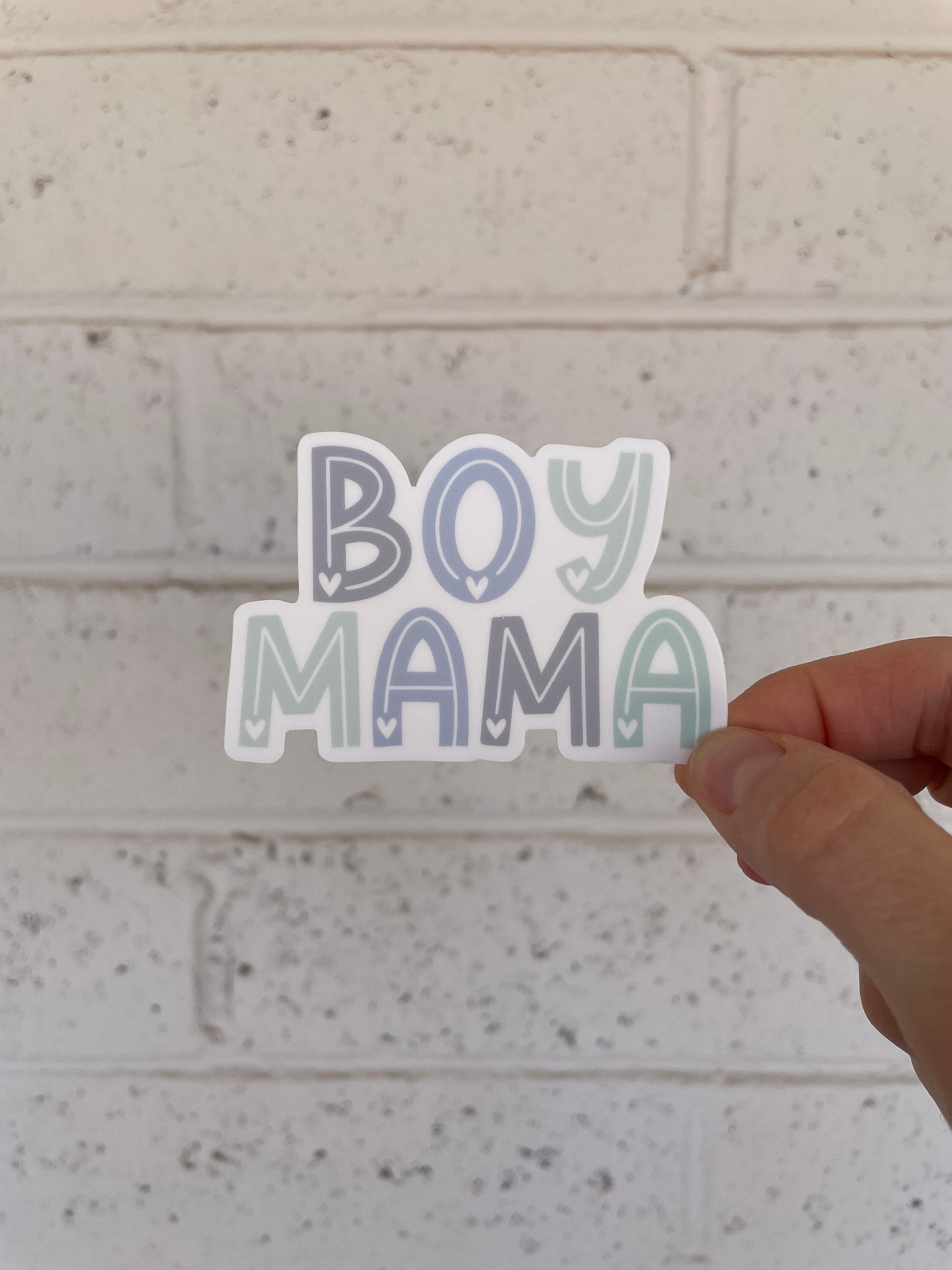 Boy Mama Sticker Boy Mom Sticker Boy Mama Boy Mom Mama Etsy