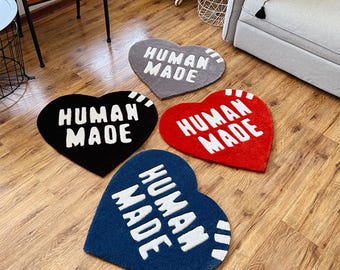 Human Made Large Face Rug Black - SS22 - US