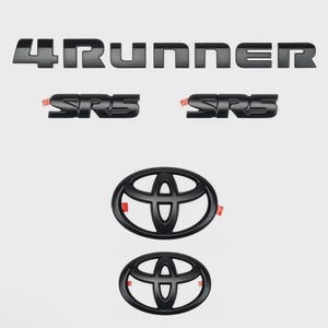 4Runner 5th Gen Blackout Emblem Overlay SR5 Off Road Limited Accessories, 2014-2024