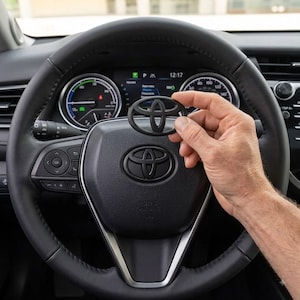 Toyota Steering Wheel Emblem Overlay Universal Fit (check desscription)