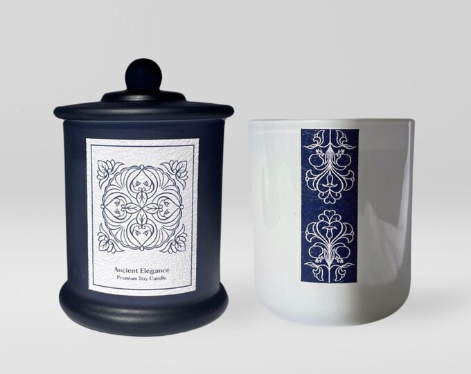 ANCIENT ELEGANCE - triple scented soy candle gift box set