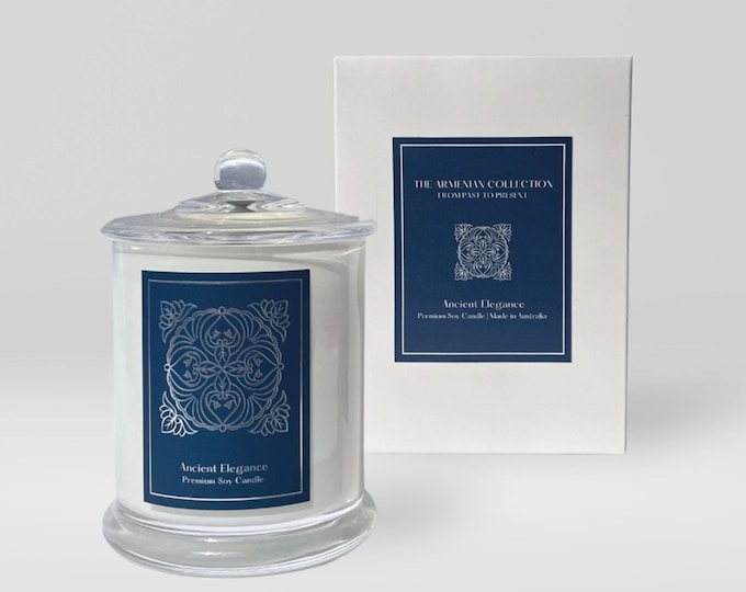 ANCIENT ELEGANCE - triple scented soy candle
