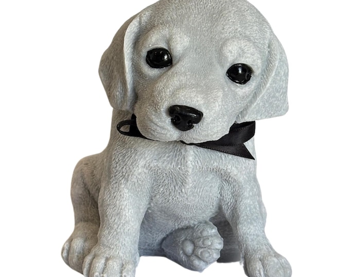 Beagle Puppy Dog Sculptural candle with optional personalised tag