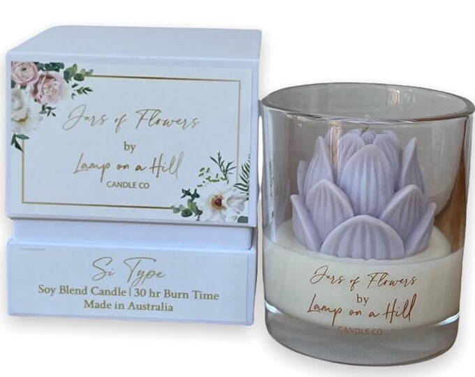 Lotus Flower Candle - "Si" Type Perfume Scented