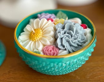 Trinket of Flowers Soy Candle