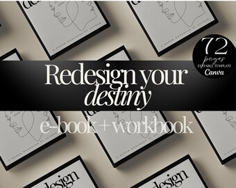 Redesign Your Destiny | Brandable Coaching Program | Content for Life Coaches | Life coaching tools | Coach Workbook Template | Done For You