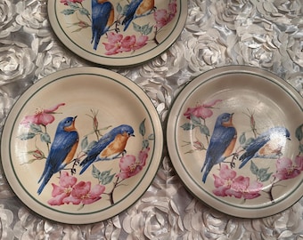 3 platos de ensalada Lenox Summer Greetings