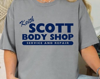 Keith Scott Body Shop Design | Arquivo de corte para Silhouette / Cricut® | Logotipo para camisetas | One Tree Hill | Lucas Scott