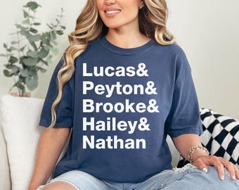 Lista de nomes de One Tree Hill | Arquivo de corte para Silhouette / Cricut® | Logotipo para camisetas | One Tree Hill