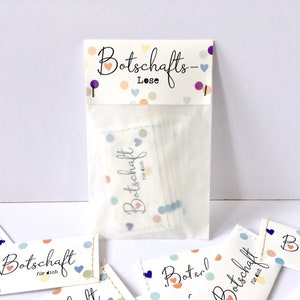 GLÜCKSLOS Botschaft für Dich • Glückskeks mal anders • Mutmacher • Unterstützer • Wertschätzer • Affirmationen • kleines Geschenk