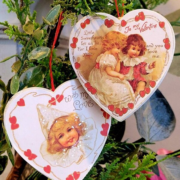 Valentine Ornaments Etsy