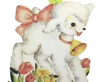 Retro Vintage Easter Ornament, Vintage Easter, Easter Decoration, Vintage Decor, Vintage Easter Decor, Gift, Vintage Ornament, Napco, Lefton